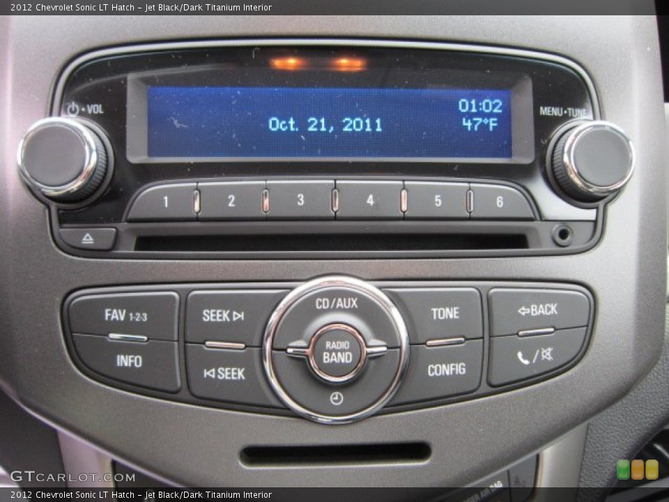 Jet Black/Dark Titanium Interior Audio System for the 2012 Chevrolet Sonic LT Hatch #55593772