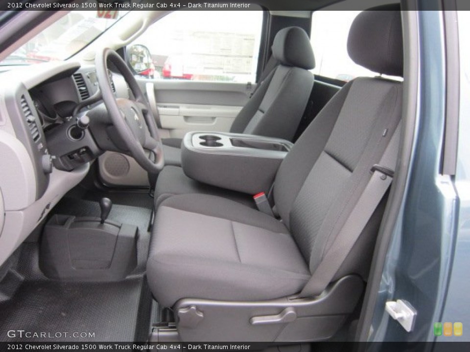 Dark Titanium Interior Photo for the 2012 Chevrolet Silverado 1500 Work Truck Regular Cab 4x4 #55594426