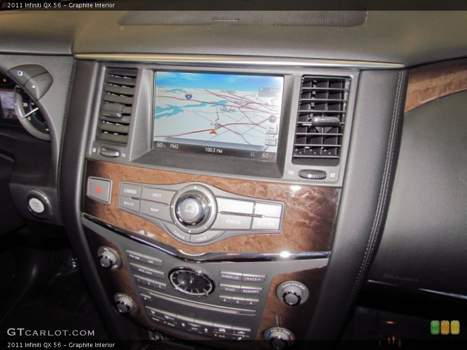 Graphite Interior Navigation for the 2011 Infiniti QX 56 #55596274
