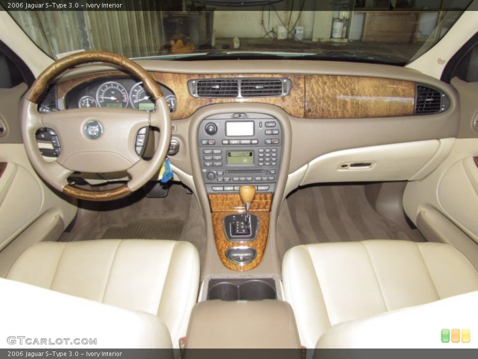 Ivory Interior Dashboard for the 2006 Jaguar S-Type 3.0 #55596448