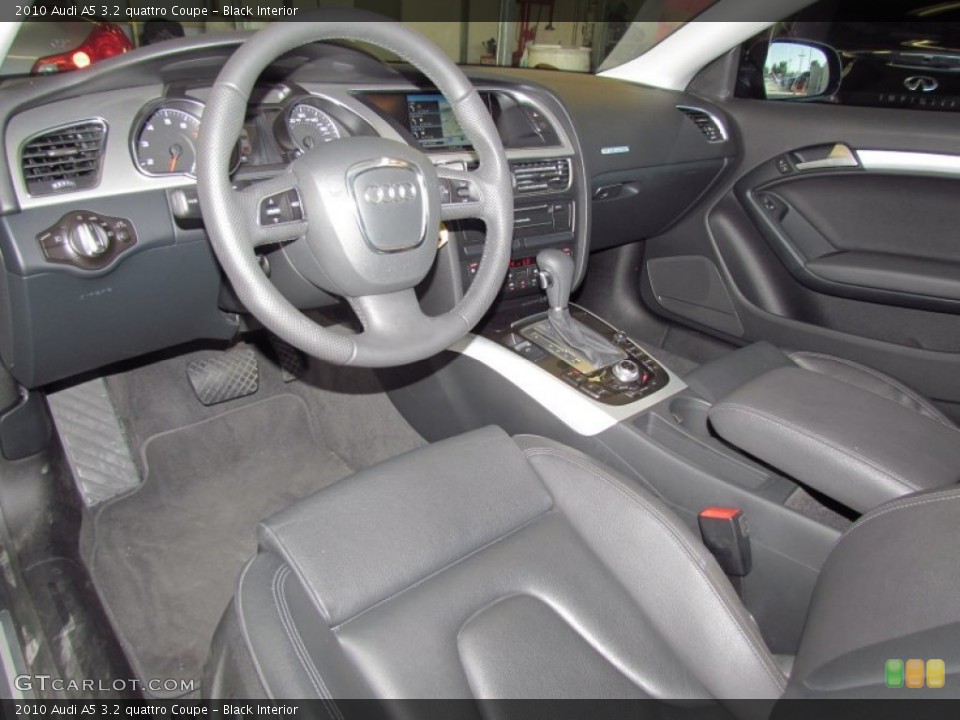Black Interior Prime Interior for the 2010 Audi A5 3.2 quattro Coupe #55597078