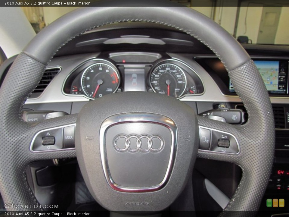 Black Interior Steering Wheel for the 2010 Audi A5 3.2 quattro Coupe #55597087