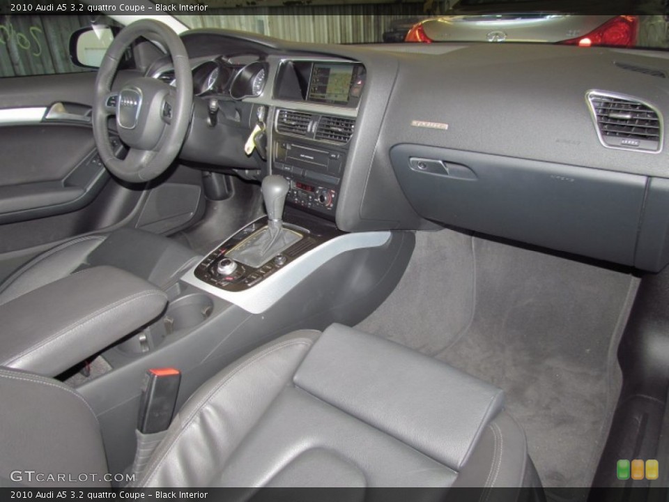 Black Interior Dashboard for the 2010 Audi A5 3.2 quattro Coupe #55597093