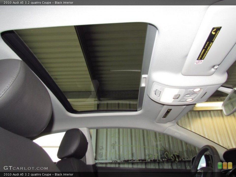 Black Interior Sunroof for the 2010 Audi A5 3.2 quattro Coupe #55597114