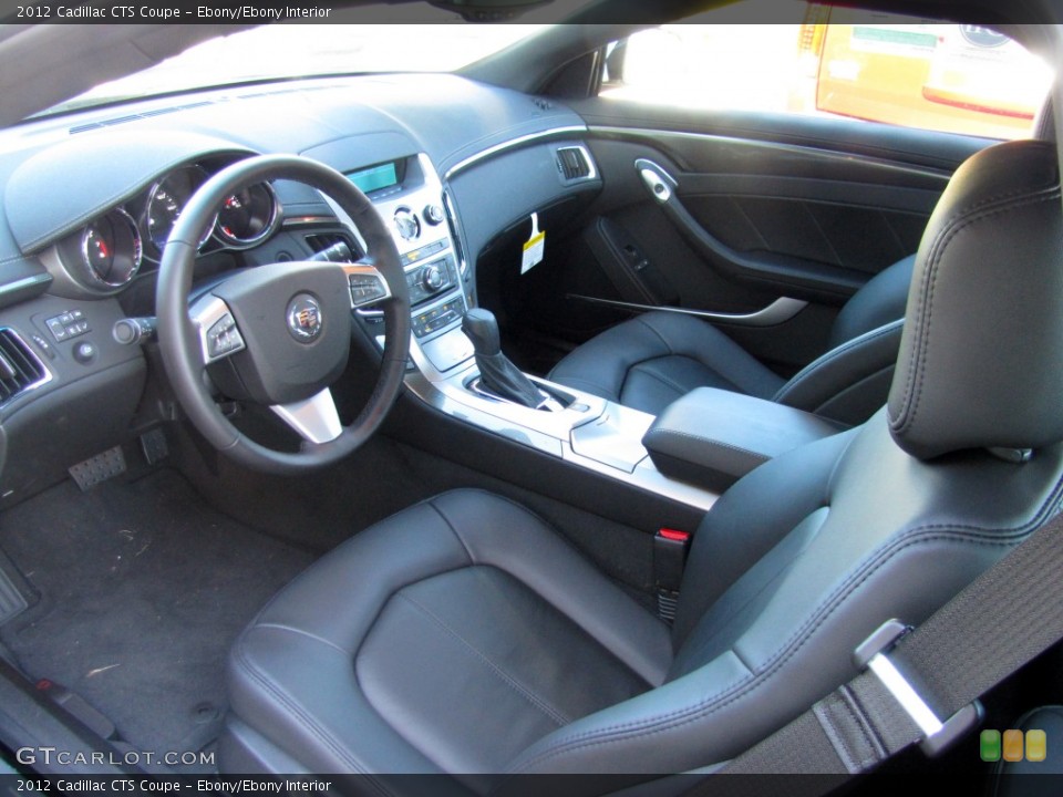 Ebony/Ebony Interior Prime Interior for the 2012 Cadillac CTS Coupe #55597156