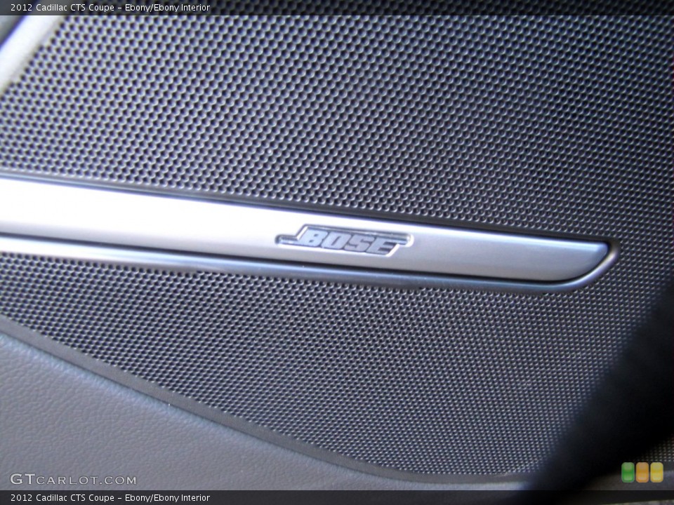 Ebony/Ebony Interior Audio System for the 2012 Cadillac CTS Coupe #55597213