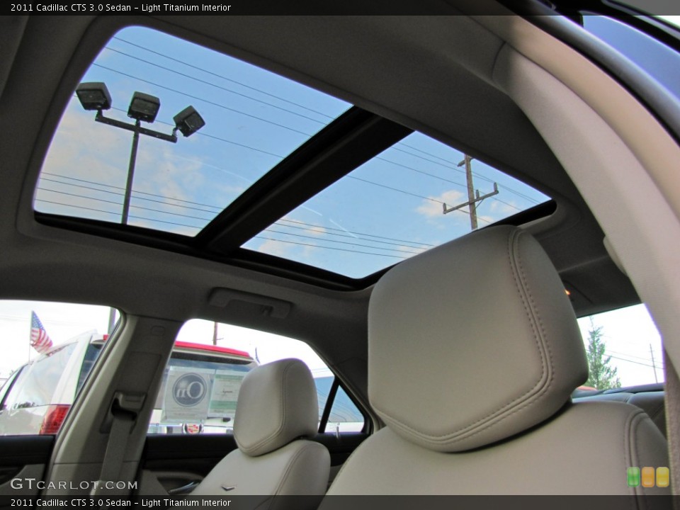 Light Titanium Interior Sunroof for the 2011 Cadillac CTS 3.0 Sedan #55597855