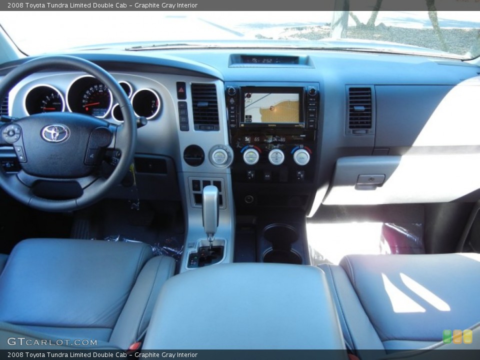 Graphite Gray Interior Dashboard for the 2008 Toyota Tundra Limited Double Cab #55598059