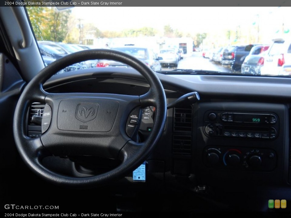 Dark Slate Gray Interior Dashboard for the 2004 Dodge Dakota Stampede Club Cab #55598839