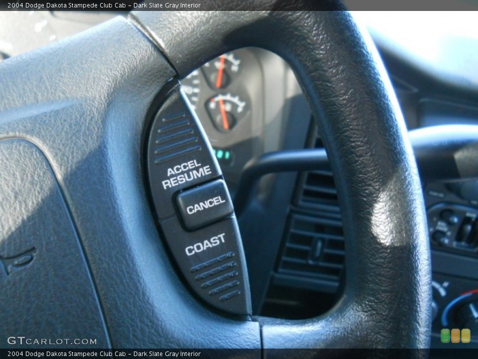 Dark Slate Gray Interior Controls for the 2004 Dodge Dakota Stampede Club Cab #55598884