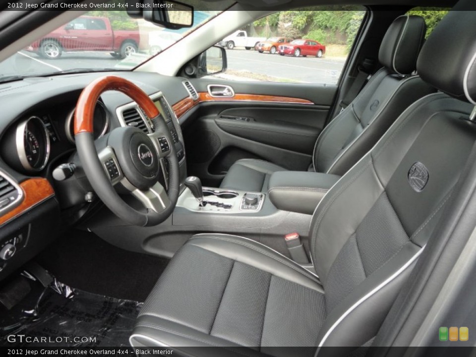 Black Interior Photo for the 2012 Jeep Grand Cherokee Overland 4x4 #55599214