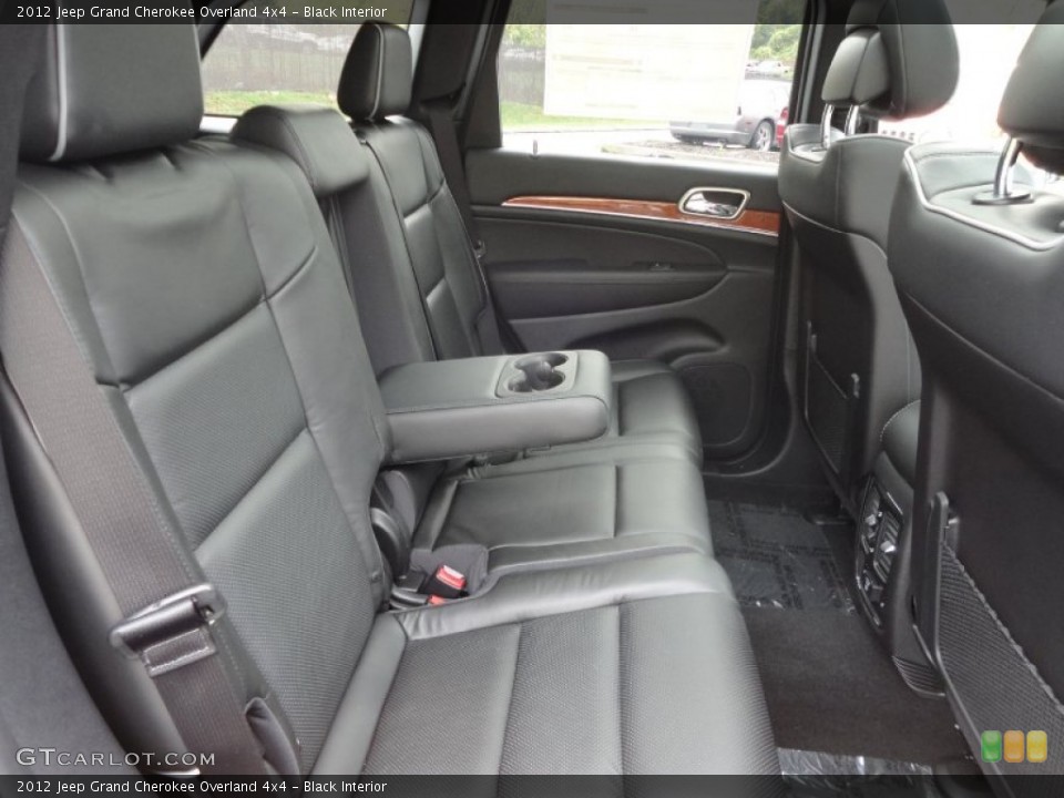 Black Interior Photo for the 2012 Jeep Grand Cherokee Overland 4x4 #55599313