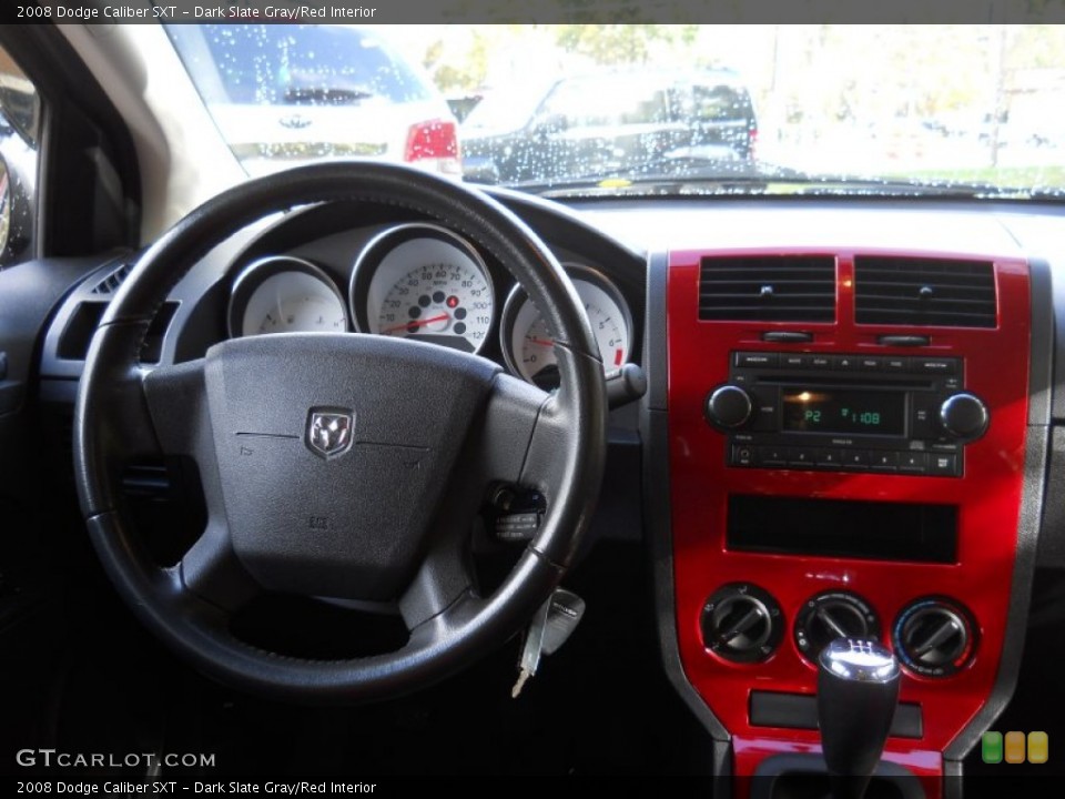 Dark Slate Gray/Red Interior Dashboard for the 2008 Dodge Caliber SXT #55599475