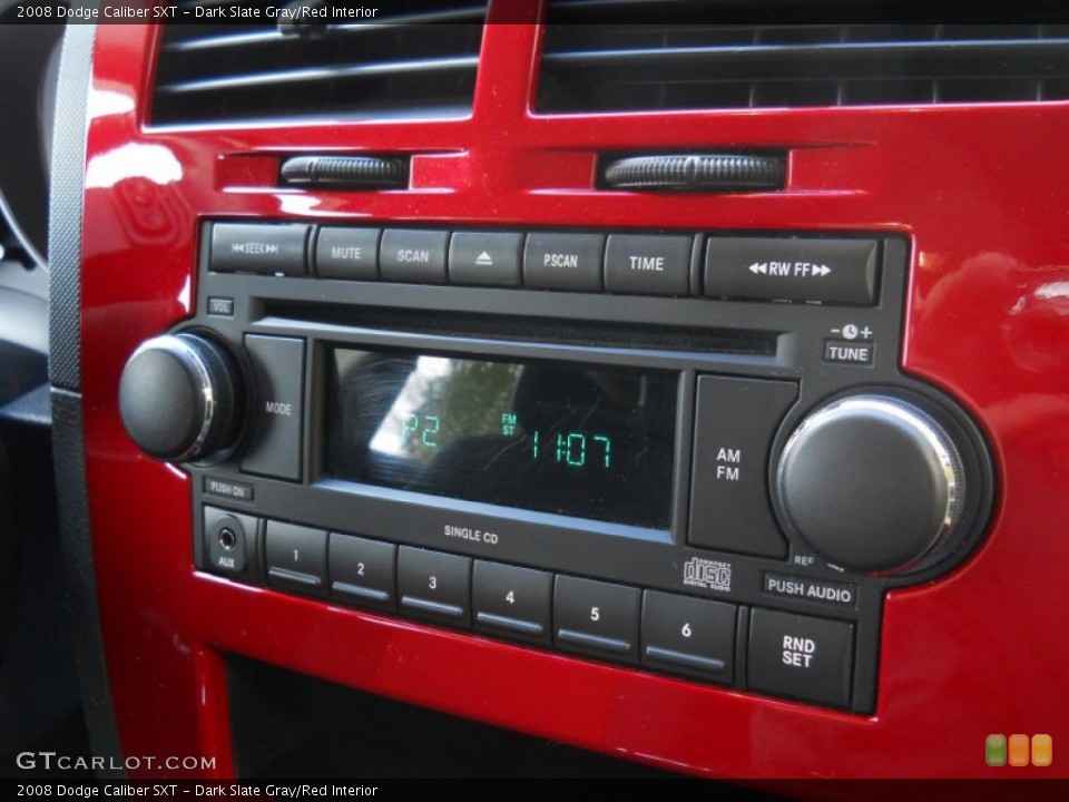 Dark Slate Gray/Red Interior Audio System for the 2008 Dodge Caliber SXT #55599481