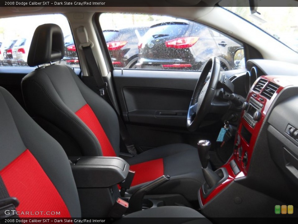 Dark Slate Gray/Red Interior Photo for the 2008 Dodge Caliber SXT #55599502
