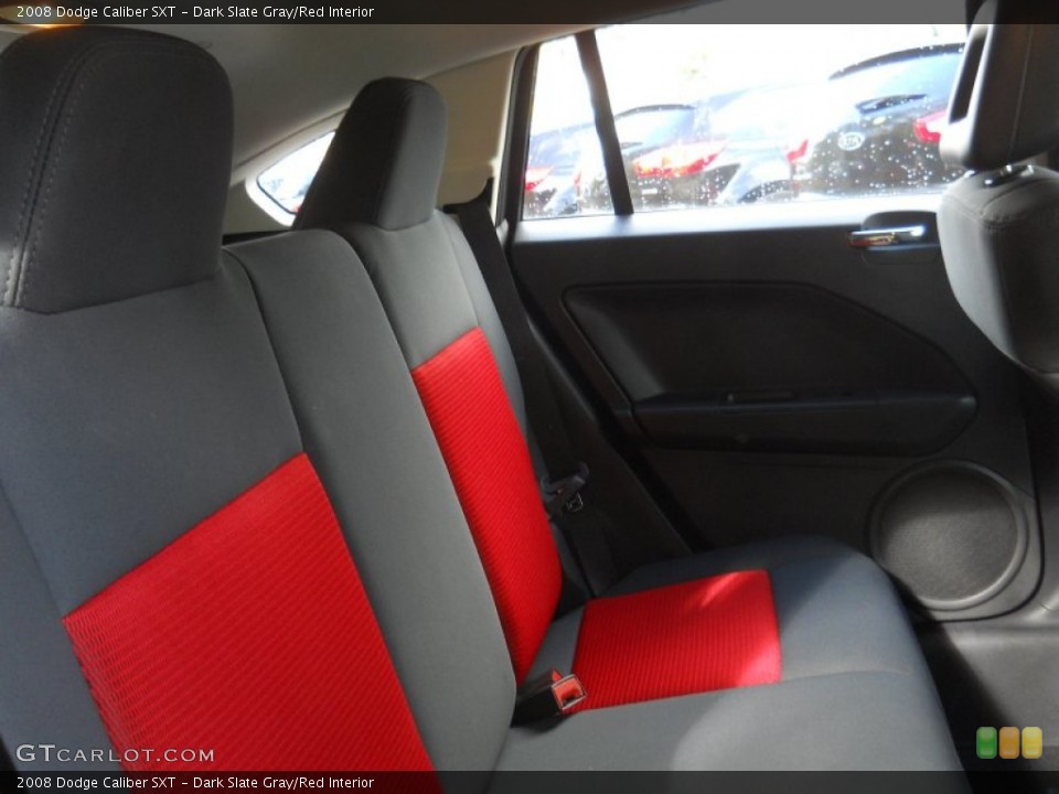 Dark Slate Gray/Red Interior Photo for the 2008 Dodge Caliber SXT #55599511