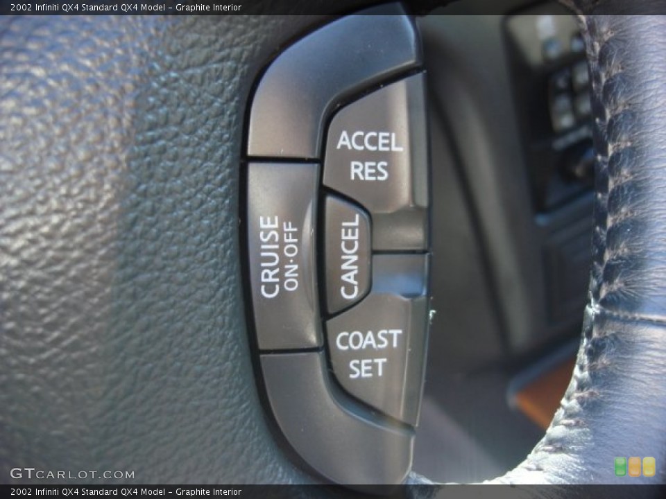 Graphite Interior Controls for the 2002 Infiniti QX4  #55599545