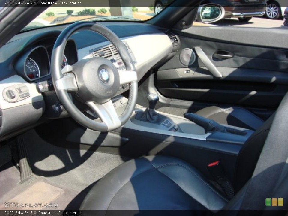 Black Interior Photo for the 2003 BMW Z4 3.0i Roadster #55600180