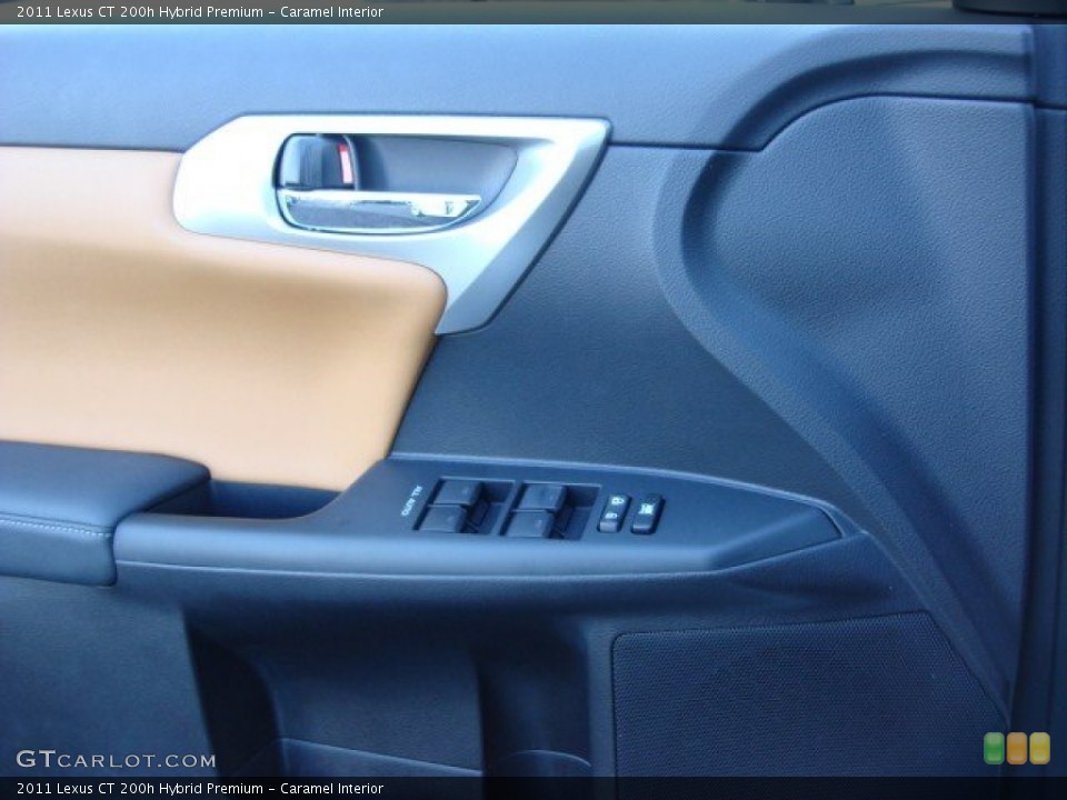 Caramel Interior Controls for the 2011 Lexus CT 200h Hybrid Premium #55604455