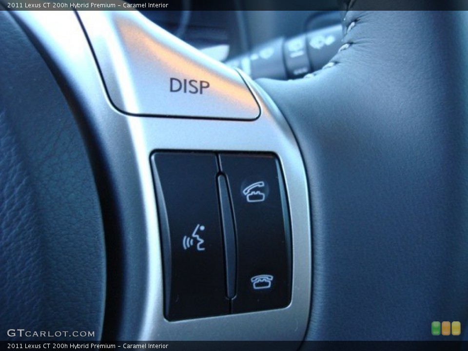 Caramel Interior Controls for the 2011 Lexus CT 200h Hybrid Premium #55604479