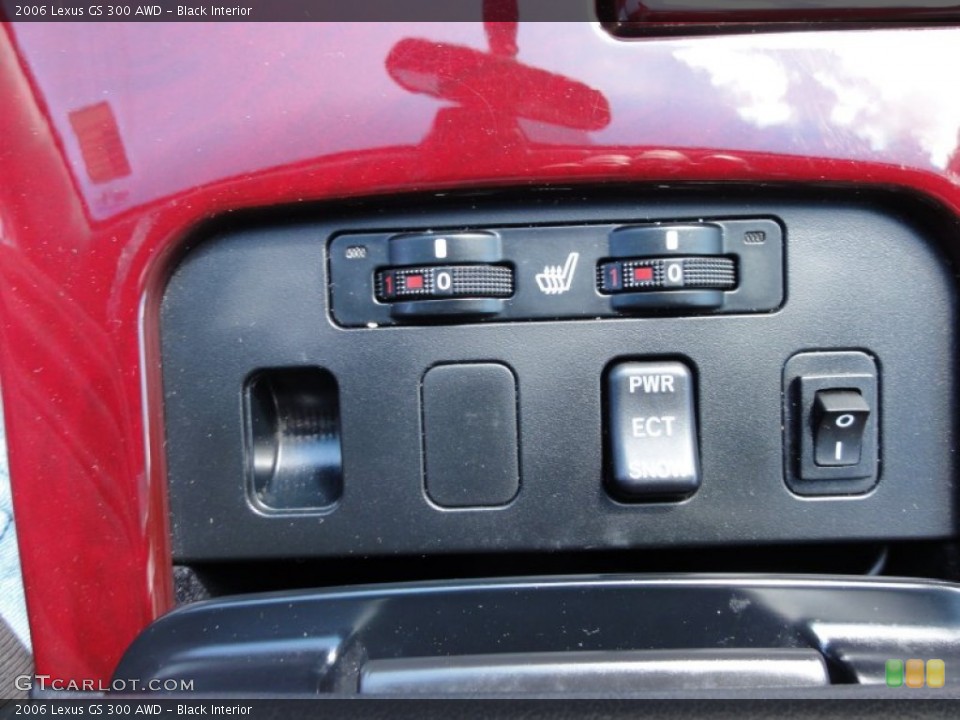 Black Interior Controls for the 2006 Lexus GS 300 AWD #55607722