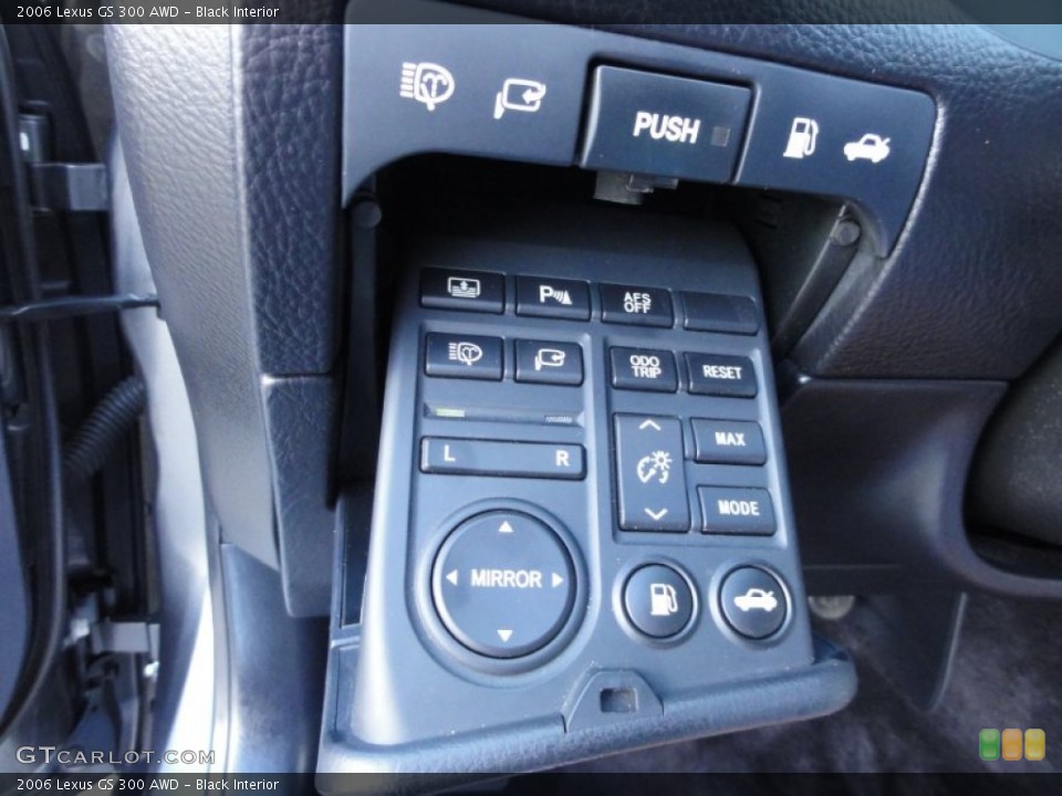 Black Interior Controls for the 2006 Lexus GS 300 AWD #55607782