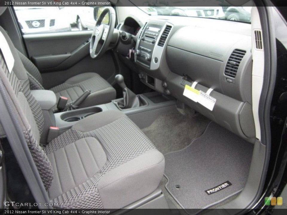 Graphite Interior Photo for the 2012 Nissan Frontier SV V6 King Cab 4x4 #55608151