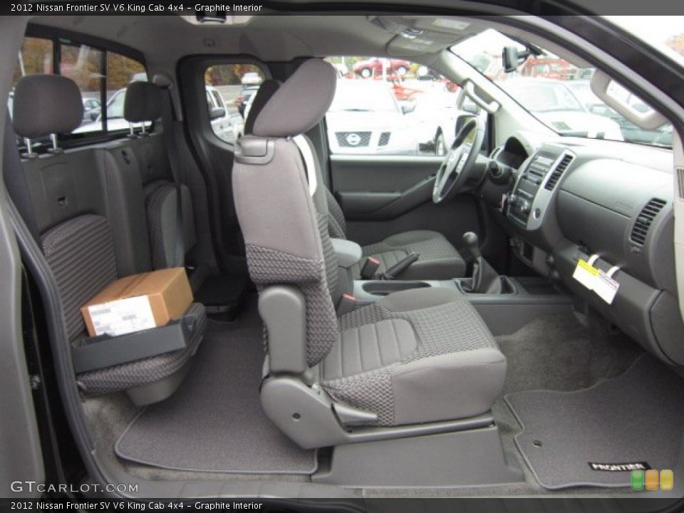 Graphite Interior Photo for the 2012 Nissan Frontier SV V6 King Cab 4x4 #55608169