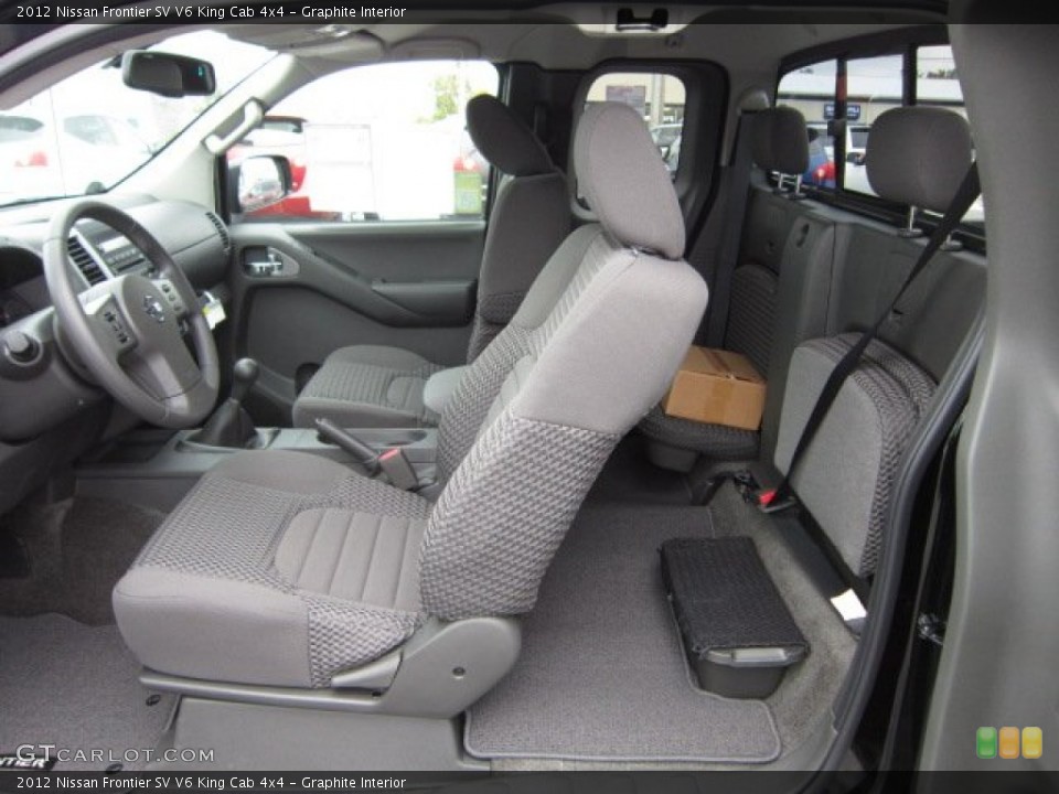 Graphite Interior Photo for the 2012 Nissan Frontier SV V6 King Cab 4x4 #55608187