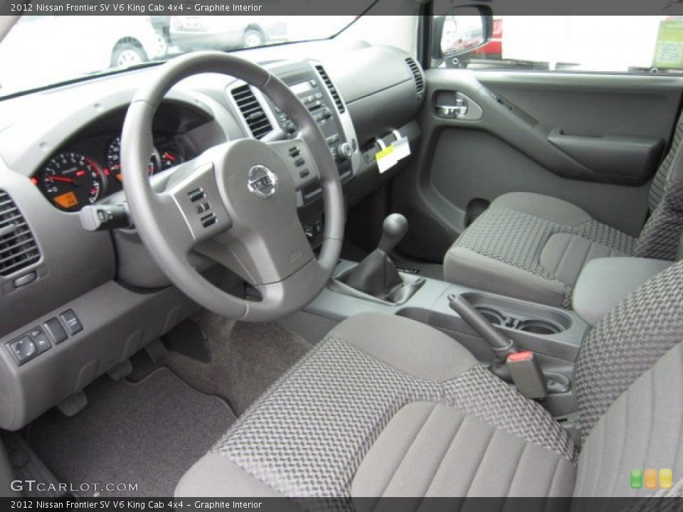 Graphite Interior Photo for the 2012 Nissan Frontier SV V6 King Cab 4x4 #55608214