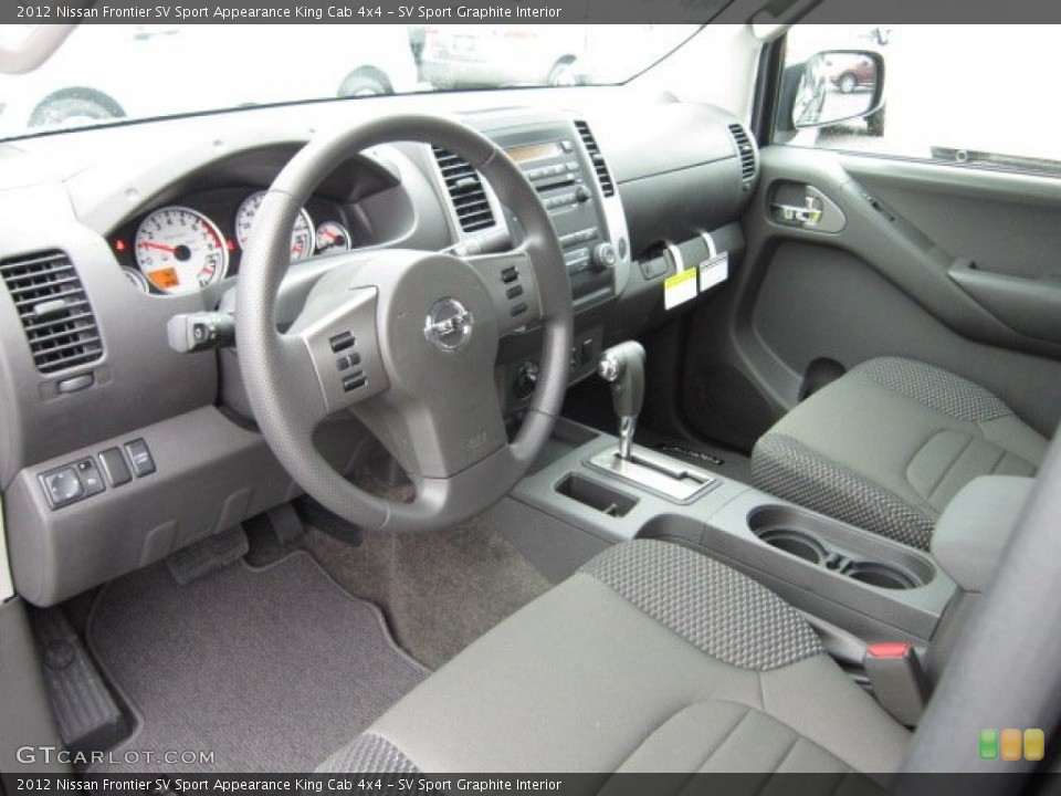 SV Sport Graphite Interior Photo for the 2012 Nissan Frontier SV Sport Appearance King Cab 4x4 #55608931