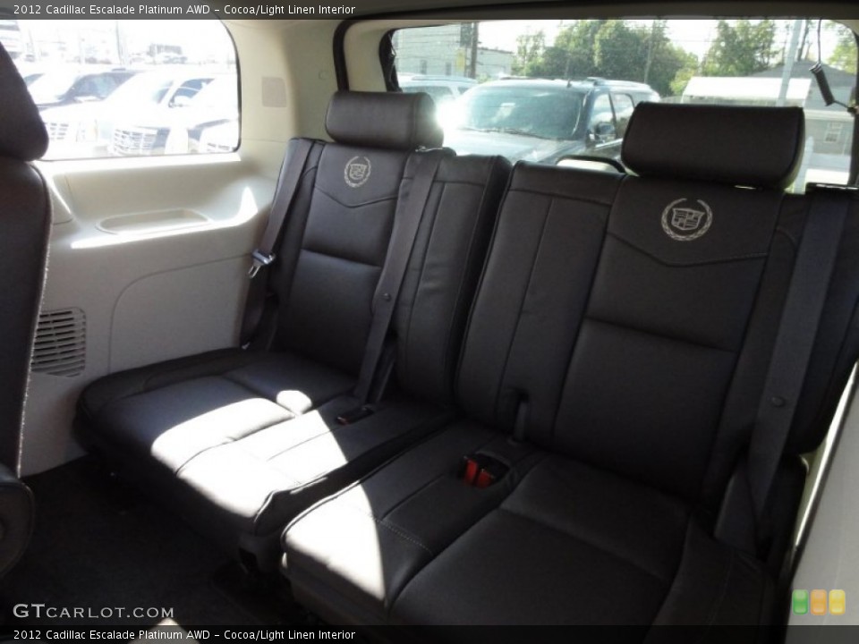 Cocoa/Light Linen Interior Photo for the 2012 Cadillac Escalade Platinum AWD #55609165