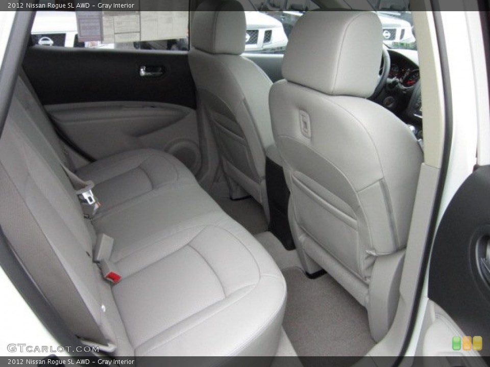 Gray Interior Photo for the 2012 Nissan Rogue SL AWD #55609426