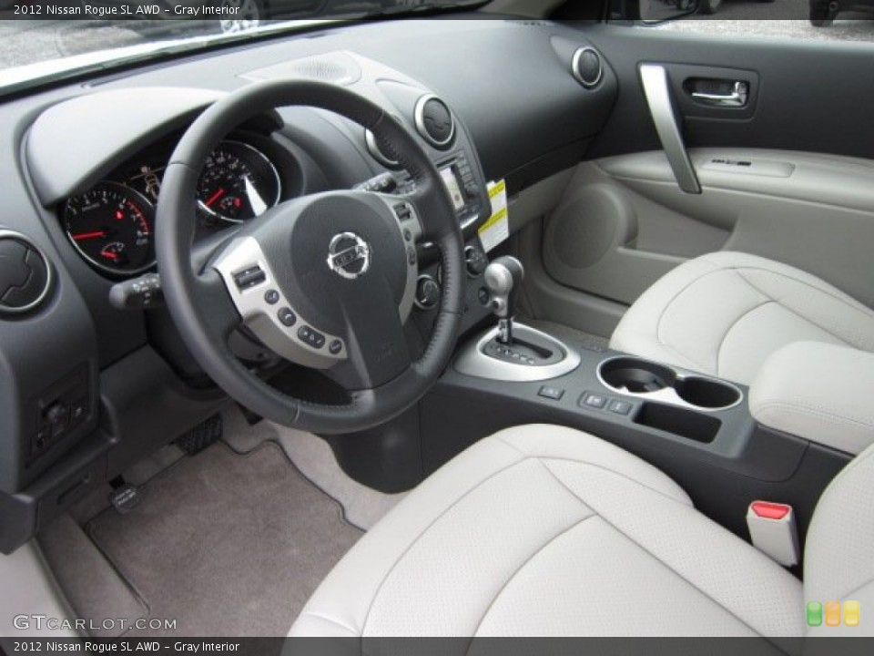 Gray Interior Photo for the 2012 Nissan Rogue SL AWD #55609471