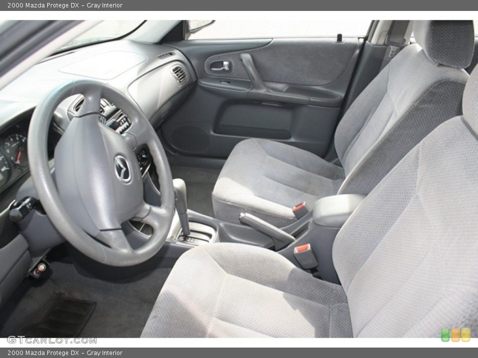 Gray Interior Photo for the 2000 Mazda Protege DX #55609684