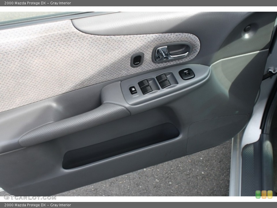 Gray Interior Door Panel for the 2000 Mazda Protege DX #55609702
