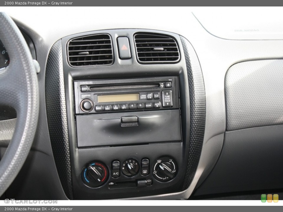 Gray Interior Controls for the 2000 Mazda Protege DX #55609768