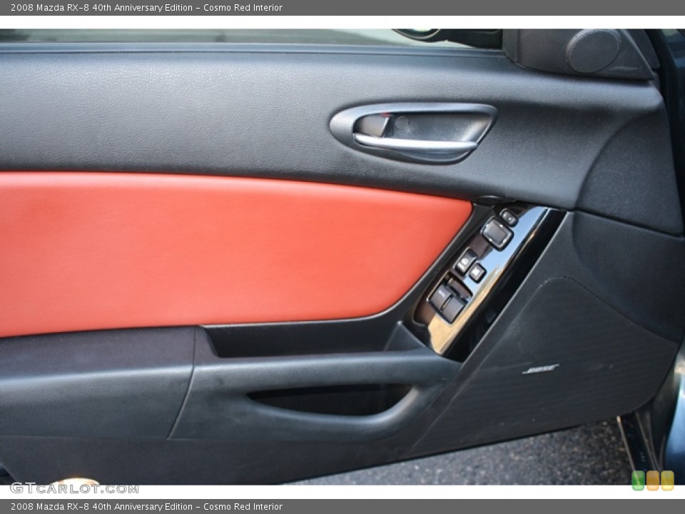 Cosmo Red Interior Door Panel for the 2008 Mazda RX-8 40th Anniversary Edition #55610668