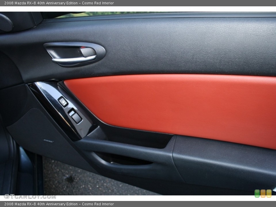 Cosmo Red Interior Door Panel for the 2008 Mazda RX-8 40th Anniversary Edition #55610713