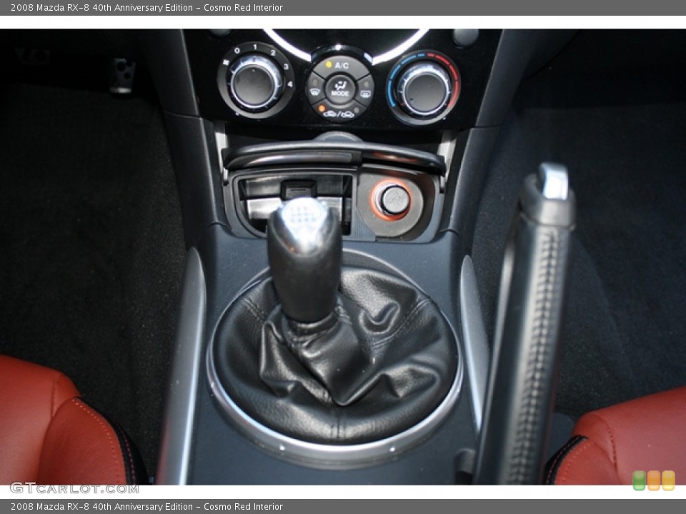 Cosmo Red Interior Transmission for the 2008 Mazda RX-8 40th Anniversary Edition #55610740