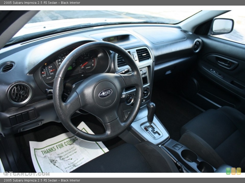 Black Interior Photo for the 2005 Subaru Impreza 2.5 RS Sedan #55610850