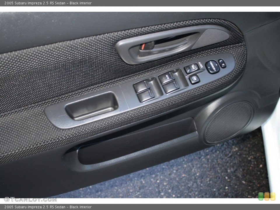 Black Interior Door Panel for the 2005 Subaru Impreza 2.5 RS Sedan #55610858