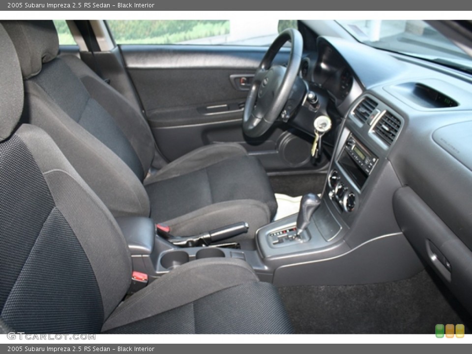 Black Interior Photo for the 2005 Subaru Impreza 2.5 RS Sedan #55610878