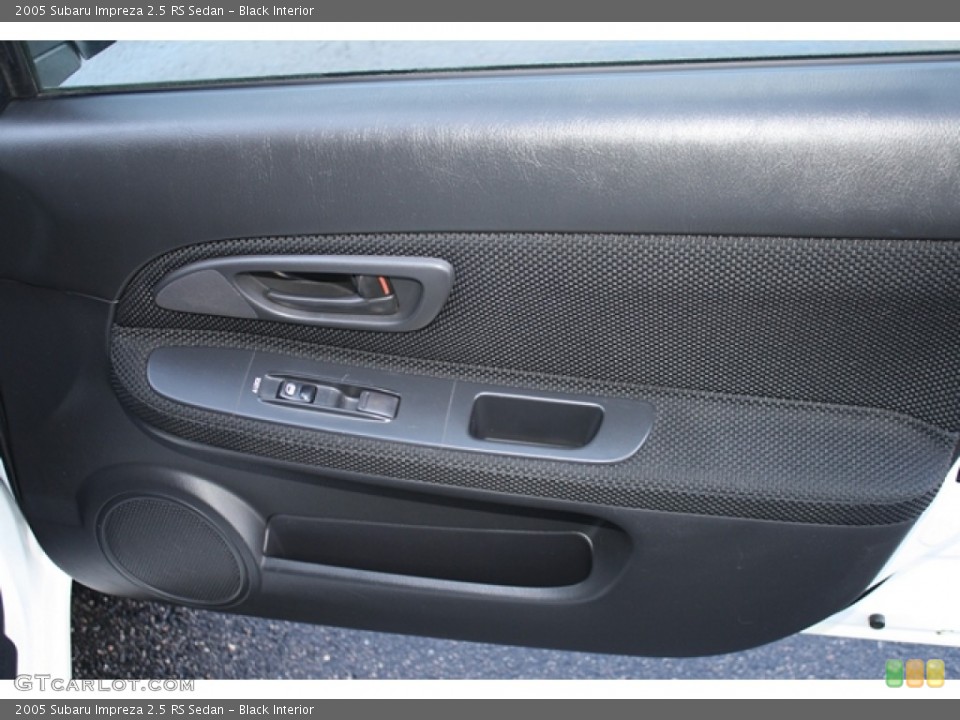 Black Interior Door Panel for the 2005 Subaru Impreza 2.5 RS Sedan #55610899