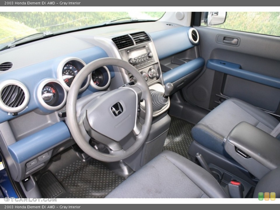 Gray 2003 Honda Element Interiors