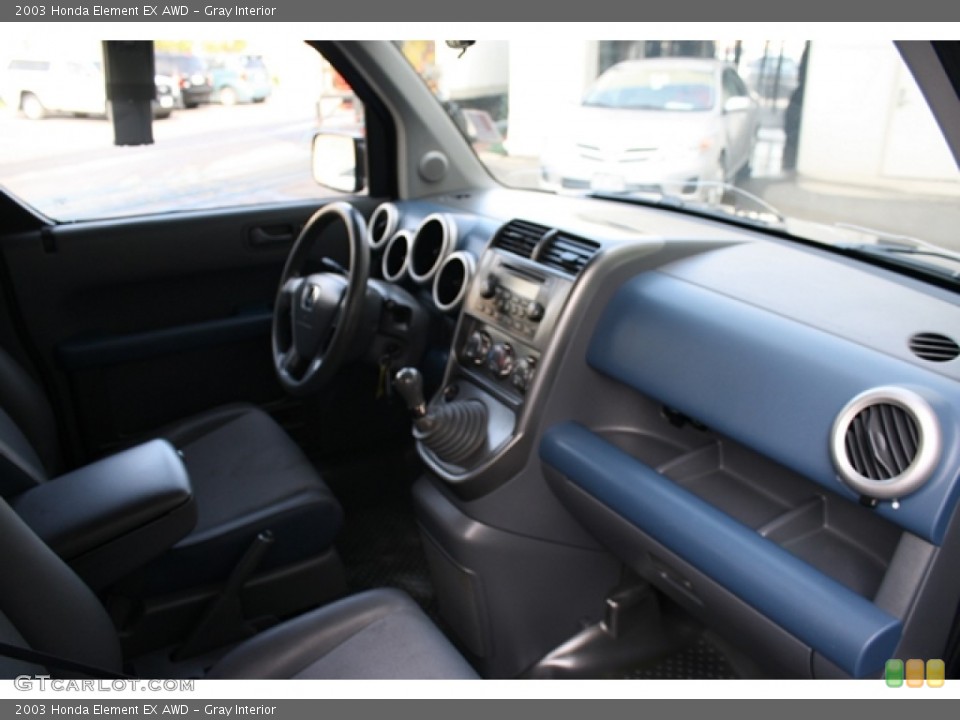 Gray Interior Dashboard for the 2003 Honda Element EX AWD #55611431