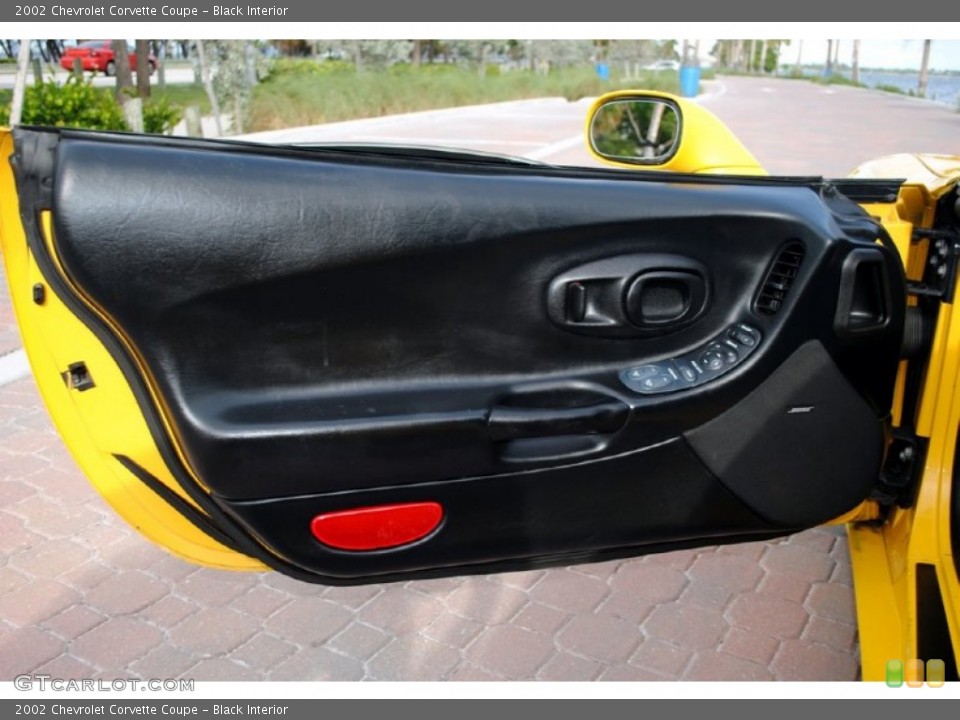 Black Interior Door Panel for the 2002 Chevrolet Corvette Coupe #55611787