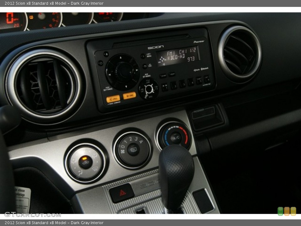 Dark Gray Interior Controls for the 2012 Scion xB  #55613686