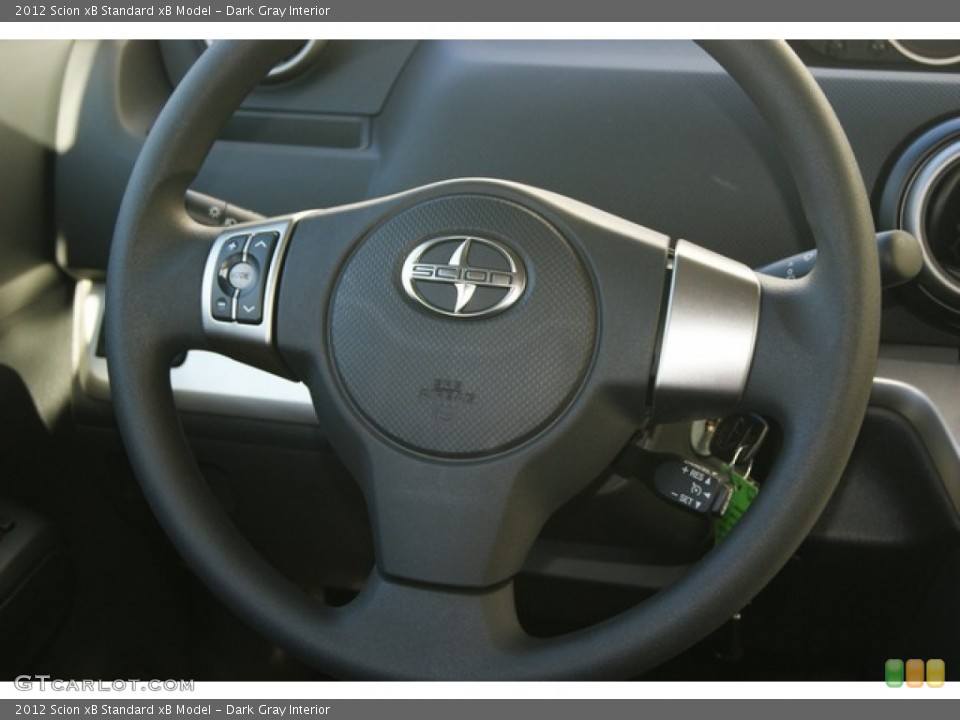 Dark Gray Interior Steering Wheel for the 2012 Scion xB  #55613825