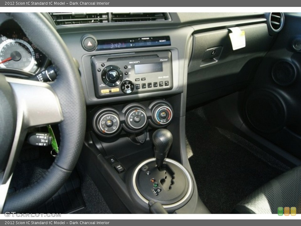 Dark Charcoal Interior Controls for the 2012 Scion tC  #55613893